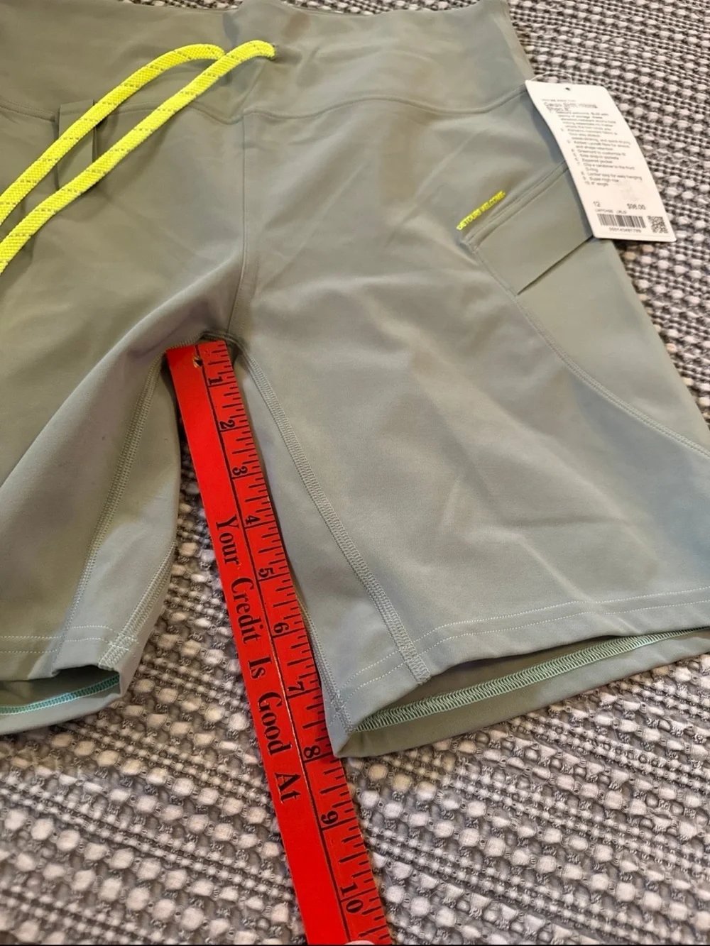 NWT Lululemon Cargo Super-High-Rise Hiking Short 8